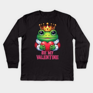 Frog Prince 12 Kids Long Sleeve T-Shirt